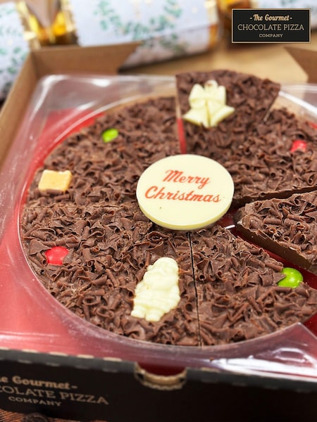 The Gourmet Chocolate Pizza Co Christmas 7 Inch Chocolate Pizza (E86696) | £17