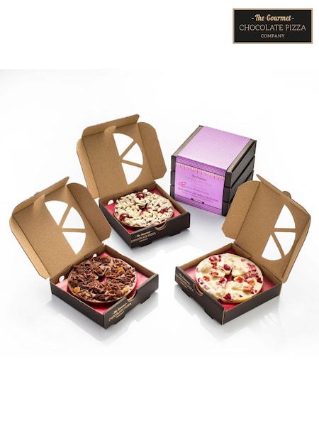 The Gourmet Chocolate Pizza Co Best Of British Gift 3 Pack (E86716) | £16