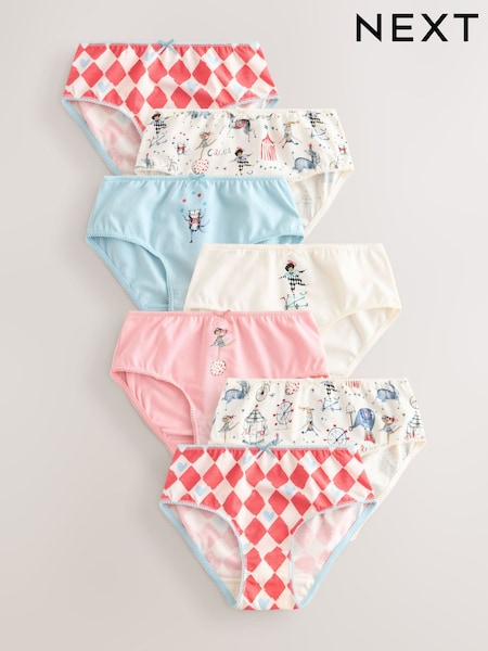 Red/White Briefs 7 Pack (1.5-14yrs) (E87101) | £10 - £12