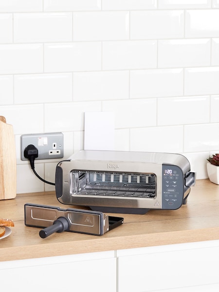 Ninja Silver Foodi 3-in-1 Toaster, Grill & Panini Maker (E87315) | £150