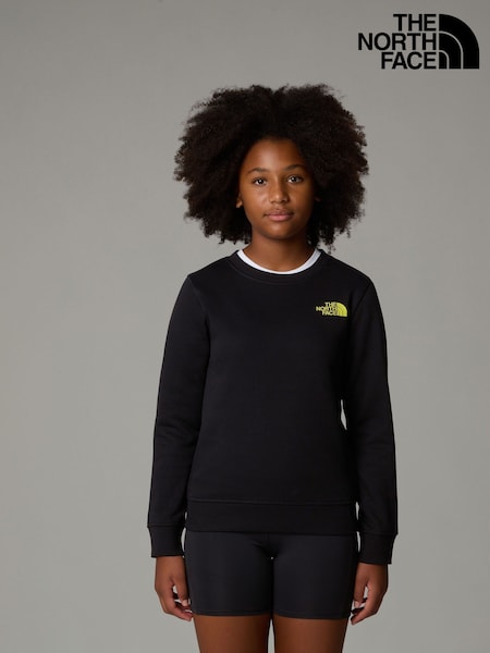 The North Face Black Teen Box NSE Crew Sweat Top (E87358) | £45