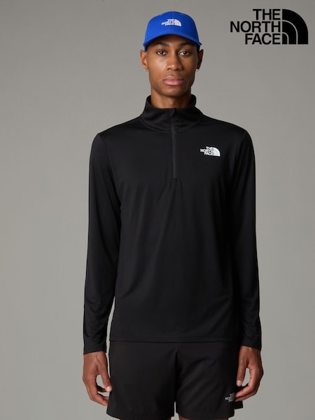 The North Face Black 24/7 1/4 Zip Long Sleeve Tech Top (E87371) | £45