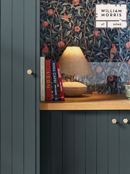 William Morris At Home Blotted Blue Eggshell 1L Paint (E87654) | £36