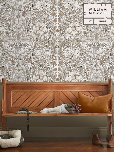 William Morris At Home Neutral African Marigold Fixed Size 4M Mural (E87731) | £280