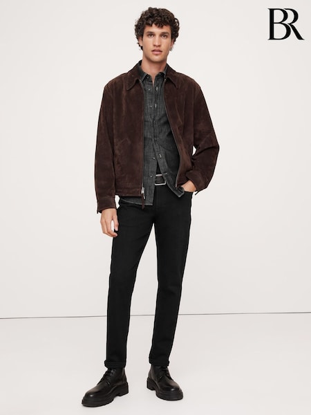 Banana Republic Black Slim Traveler Jeans 2.0 (E87859) | £105