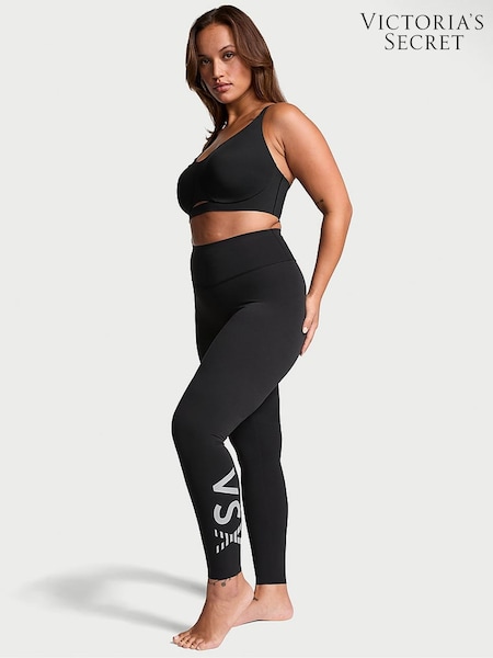 Victoria's Secret Black Graphic Full Length Elevate™ Leggings (E87912) | £59
