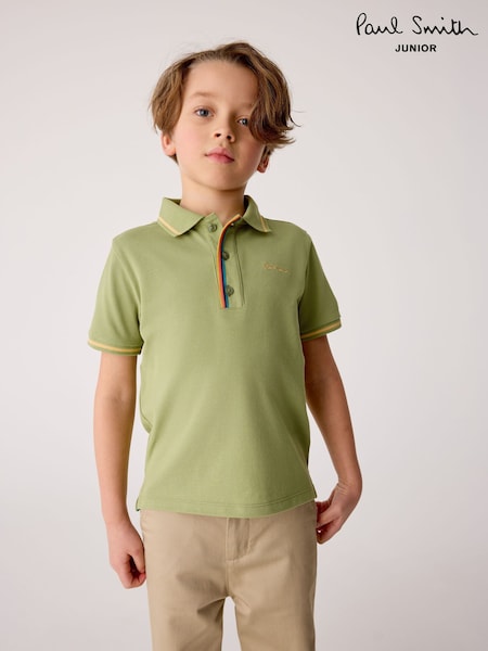 Paul Smith Junior Boys Short Sleeve Signature Polo Shirt (E87980) | £45