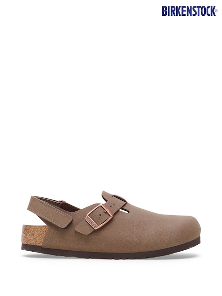 Birkenstock Mocha Brown Kids Tokio Sandals (E88155) | £65