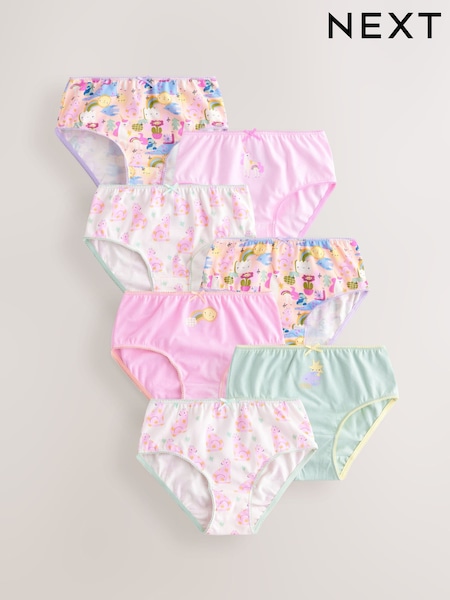 Purple/White Briefs 7 Pack (1.5-14yrs) (E88272) | £10 - £12
