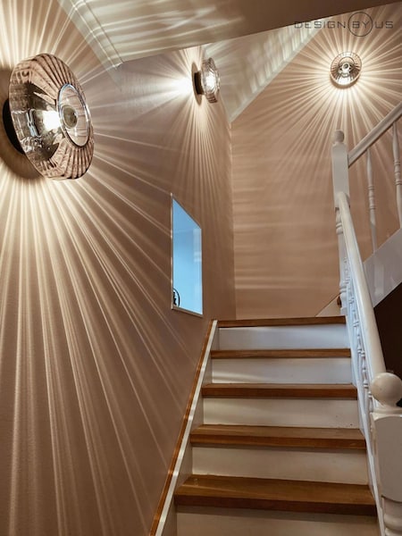 Design by Us Smoke New Wave Optic Wall Light (E88396) | £440