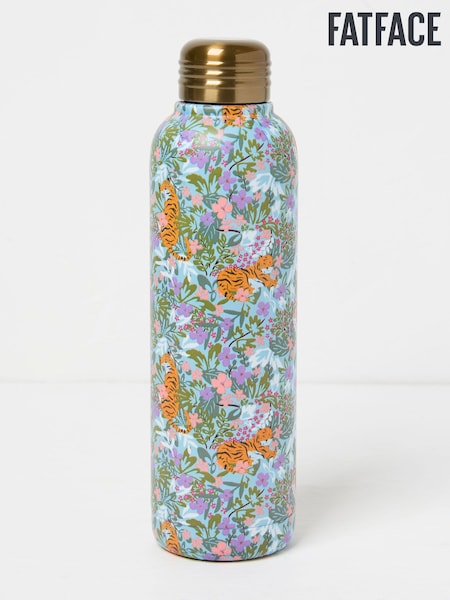 FatFace Multi Colour Tiger Floral Drinks Bottles (E88443) | £18