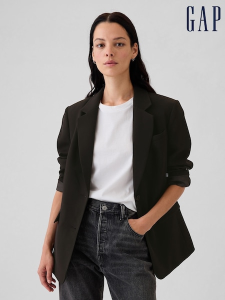 Gap Black Brushed Twill Blazer (E88766) | £95