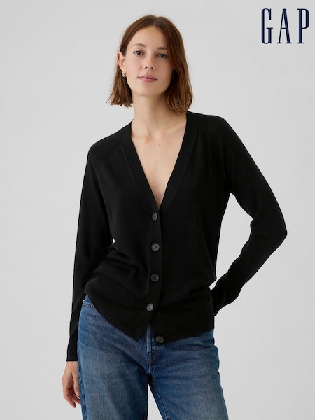 Gap Black Merino Wool Cardigan (E88795) | £35