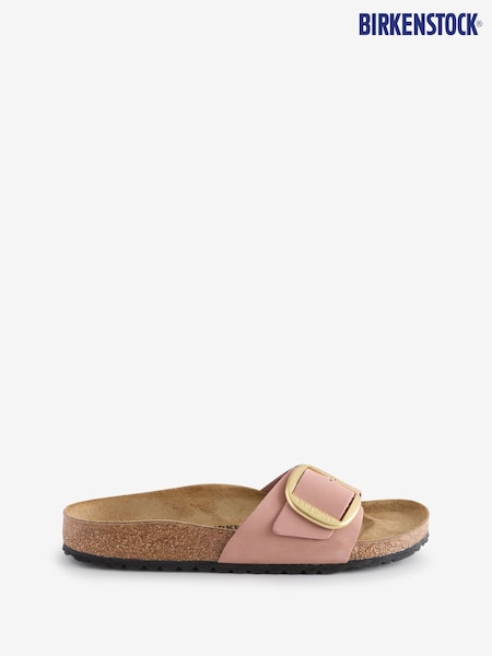 Birkenstock Pink Madrid Big Buckle Sandals (E89623) | £105
