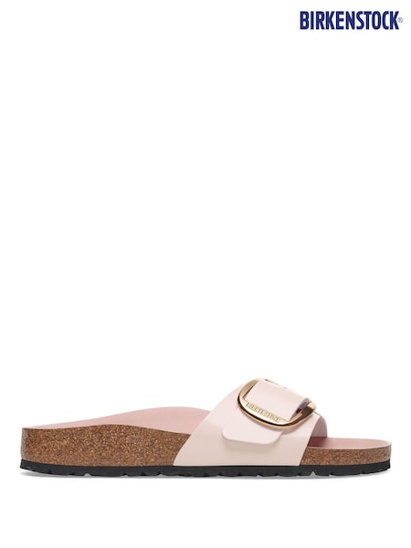 Birkenstock Rose Pink Madrid Big Buckle Sandals (E89638) | £125