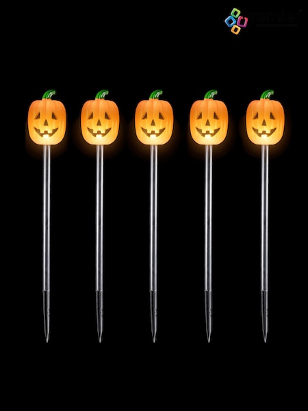 Premier Decorations Ltd Set of 5 Premier Decorations Ltd Pumpkin Path Lights (E89833) | £20