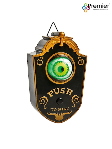 Premier Decorations Ltd 18cm BO Animated Eyeball and Sound Doorbell (E89840) | £20