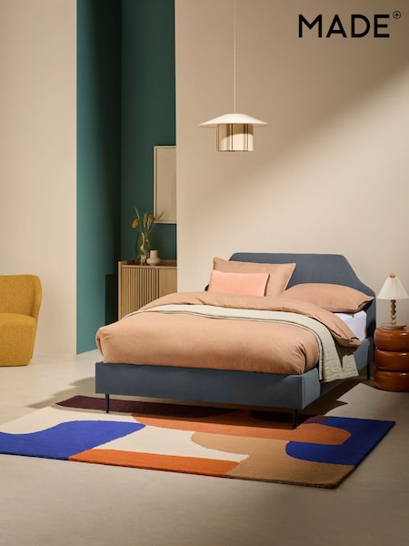 MADE.COM Blue Montie Bed (E89885) | £349 - £399