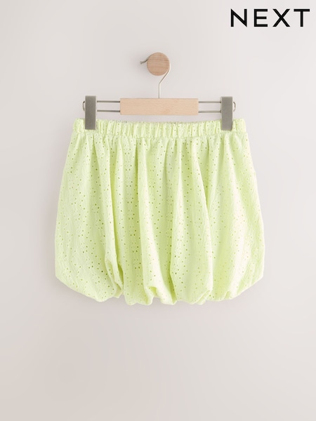 Lime Green Broderie Puffball Skirt (3-16yrs) (E89937) | £12 - £17