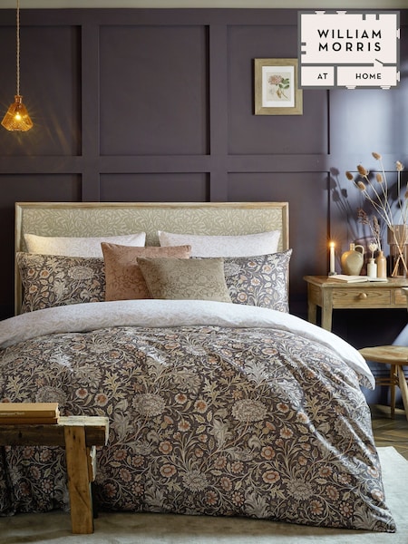 William Morris At Home Heather Double Bough Duvet Cover and Pillowcase Set (E89981) | £70 - £125