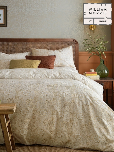 William Morris At Home Honey Marigold Duvet Cover and Pillowcase Set (E89985) | £60 - £105