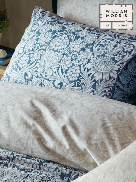 William Morris At Home Set of 2 Ink Sunflower Pillowcases (E89998) | £28