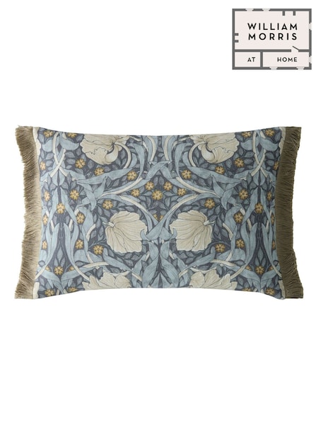 William Morris At Home Ink Blue Pimpernel Cushion (E90009) | £50