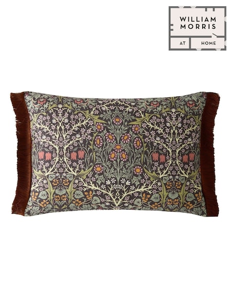 William Morris At Home Midnight Blackthorn Cushion (E90033) | £50