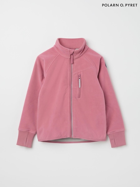Polarn O. Pyret Pink Waterproof Fleece Jacket (E90128) | £50