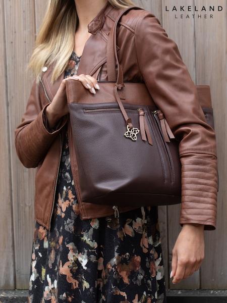 Lakeland Leather Brown Beetham Tote Bag (E90224) | £80