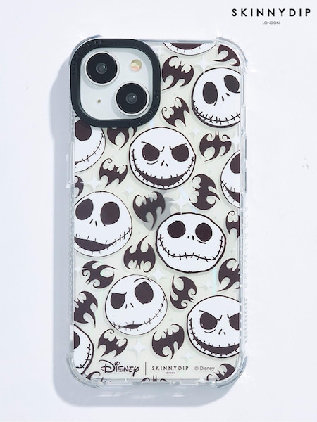 Skinnydip Nightmare Before Christmas Jack Face iPhone 14 Pro Case Care Bears Rainbow (E90350) | £24