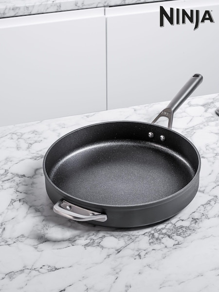 Ninja Grey Foodi ZEROSTICK 30cm Sauté Pan with Lid (E90475) | £80