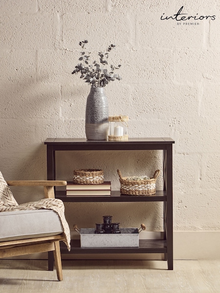 Interiors By Premier Heritage Three Shelf Bookcase