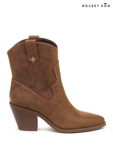 Rocket Dog Feather Roadie Western Boots (E91416) | £67