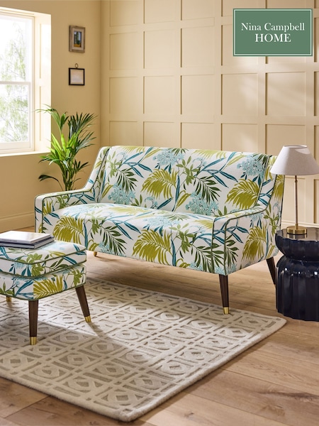 Nina Campbell Nassua Blue Rosebury Small 2 Seater Sofa (E91687) | £699