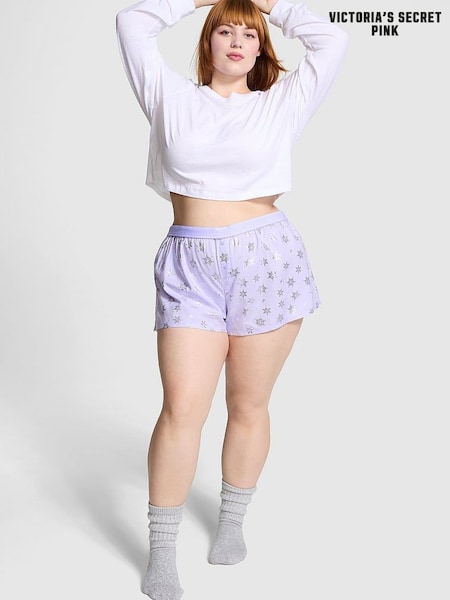 Victoria's Secret PINK Purple Cloud Short Pyjama Bottoms (E91757) | £25