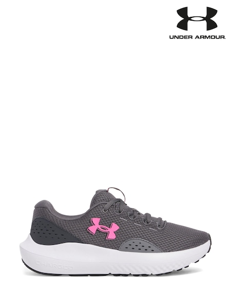 Under Armour Grey Charged Surge Trainers (E91885) | £50