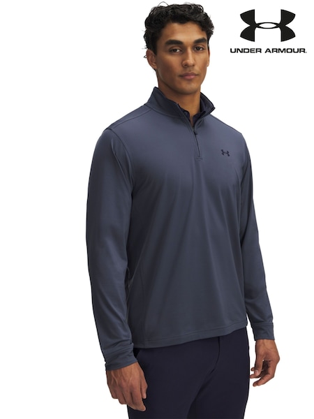 Under Armour Blue Chrome Drive 1/4 Zip Jumper (E91913) | £60