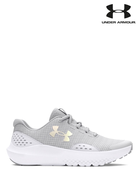 Under Armour Grey Surge 4 Trainers (E92037) | £37