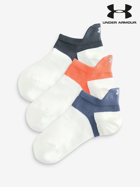 Under Armour White AD Run Lite Socks 3 Pack (E92105) | £23