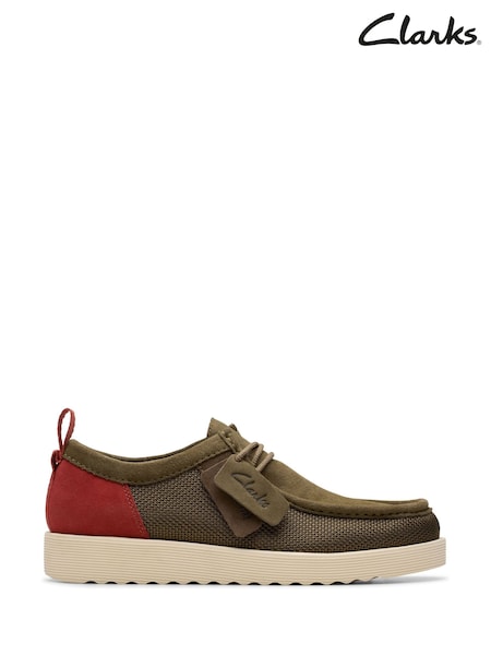 Clarks Green Clarks Olive  WallabeeFTR2Lo Shoes (E92169) | £90