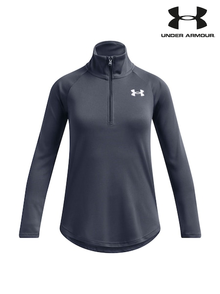 Under Armour Grey Tech Graphic 1/2 Zip Sweatshirt (E92231) | £31