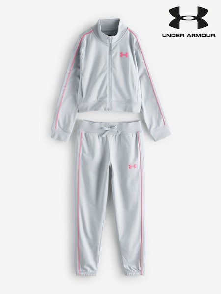 Under Armour Grey Icon Knit Crop Tracksuit (E92262) | £55