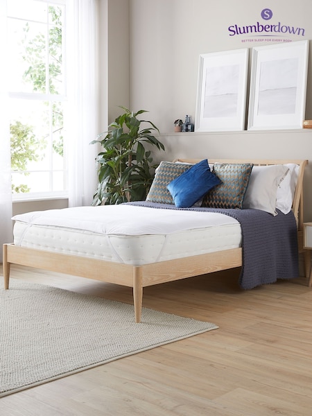 Slumberdown White Slumberdown Wonderful Wool Mattress Topper (E92417) | £55 - £67