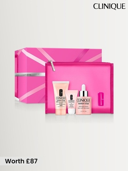 Clinique Moisture Surge Glow Serum Skincare Gift Set (worth £87)