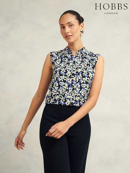 Hobbs Blue Ariela Top (E92832) | £69