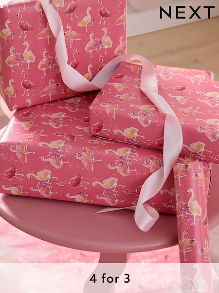 Flamingos 10 Metre Wrapping Paper (E92844) | £5.50