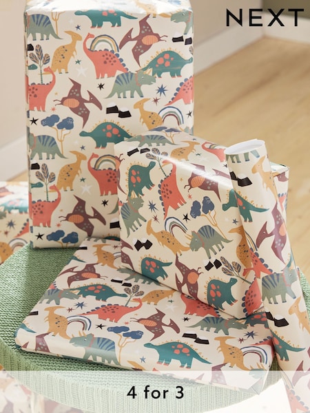 Dinosaurs 10 Metre Wrapping Paper (E92847) | £5.50