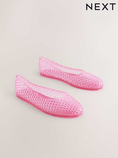 Hot Pink Jelly Ballet Shoes (E92863) | £12 - £15