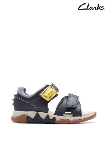 Clarks Blue Spiney Step Sandals (E93092) | £38